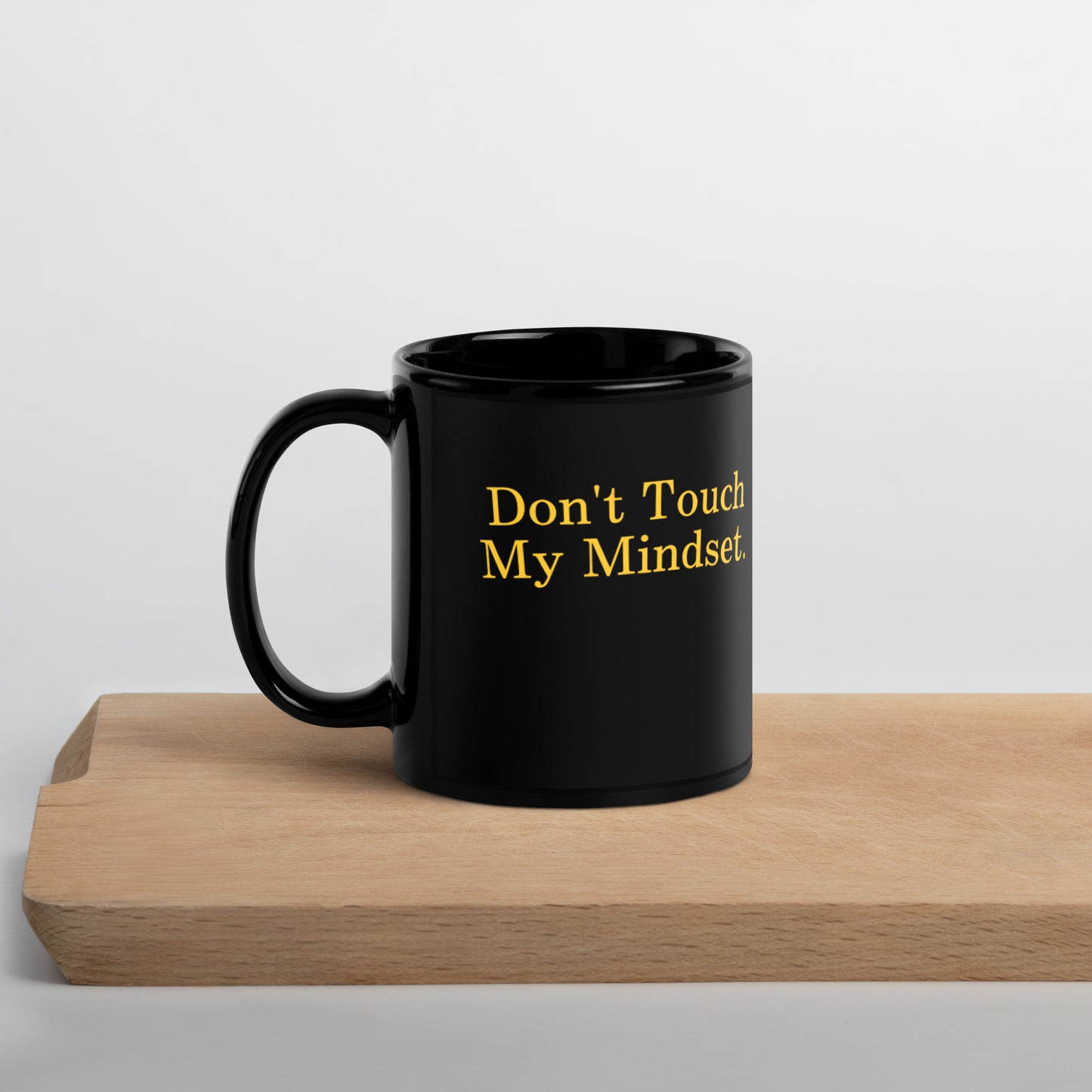 D.T.M.M. Black Glossy Mug