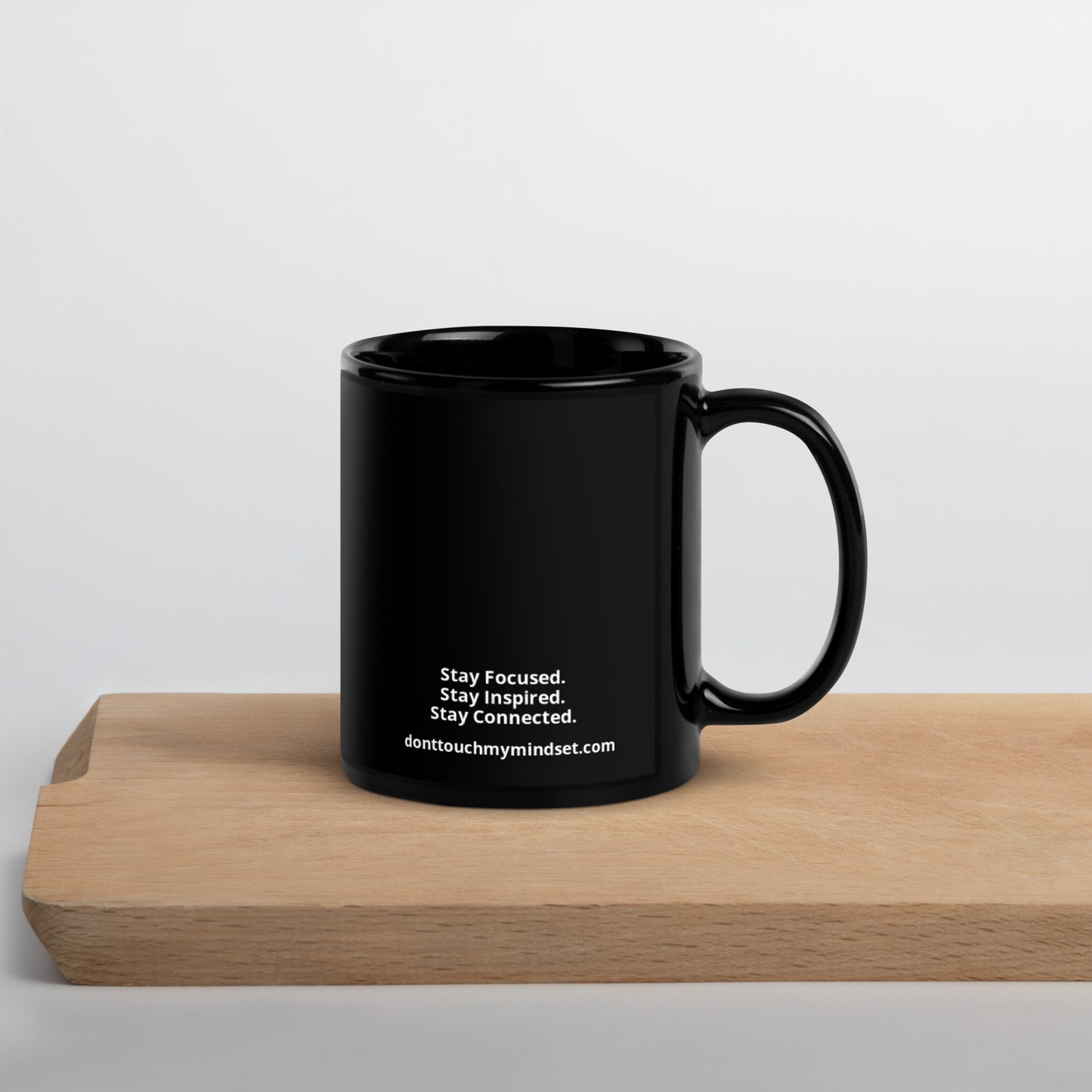 D.T.M.M. Black Glossy Mug