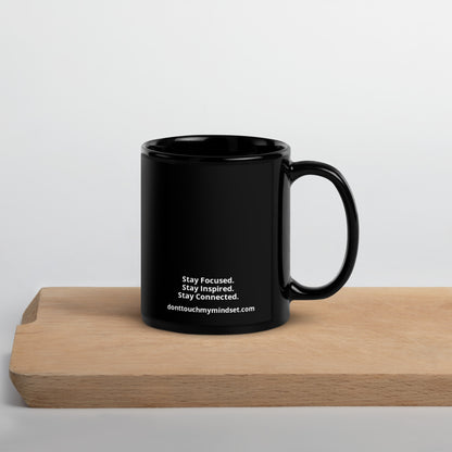 D.T.M.M. Black Glossy Mug